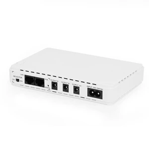 DC Mini UPS 5V/9V/12V/15/24 6 outputs WiFi Router/Smartphone/CCTV/IP  Telephone